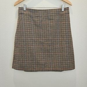 J. Crew Factory Wool Blend Fall Preppy Skirt Sz 10 NWT